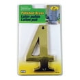 thumbnail image 4 of Hy-Ko Prod BR-51PB/0 Prestige Series House Address Number "0", Polished Brass, 5-In., 4 of 7