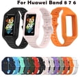 thumbnail image 2 of Pulsera De Silicona Suave Deportiva Para Huawei Band 8 7 6 Correa Colorida 7 Smart WatchBand Reemplazo, 2 of 4