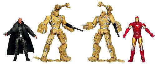 Iron Man 2 Fury of Combat Action Figure 4-Pack