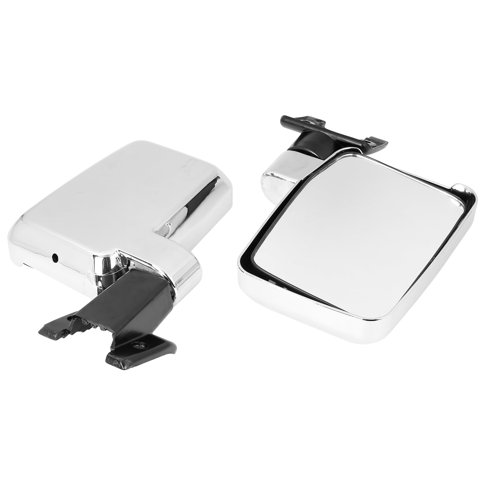 Unique Bargains Pair Car Rear View Side Mirror Silver Tone