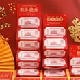 thumbnail image 4 of Chinese New Year Red Envelopes, 10 Folding Vietnamese Red Pockets Money Envelopes Hong Bao Lucky Money Gift Envelopes Red Pocket for Spring Festival, Birthday, Wedding, 4 of 9