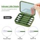 thumbnail image 5 of Hisopos de algodón de silicona reutilizables de 4 unidades, último hisopo portátil para limpieza de oídos, maquillaje para mujeres, juego de hisopos de algodón 2 en 1 con estuche y espejos cosméticos Adepaton  WRMH-1329-3, 5 of 7