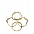 thumbnail image 4 of PalmBeach Jewelry .27 TCW Round Cubic Zirconia 14k Yellow Gold-plated Puzzle Ring, 4 of 6