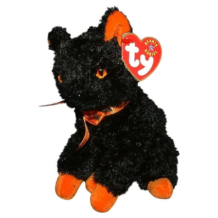 Ty Beanie Babies Fraidy the Cat Halloween Plush 2001