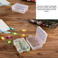 thumbnail image 3 of Mini Caja De Contenedor Transparente, Duradera, Multiusos, A Prueba De Polvo, PP, Rectangular, Transparente, Pequeña Caja De Almacenamiento Con Tapa Con Bisagras Para Joyería, 3 of 7