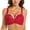 Red, variant on Push-Up Lace Bra for Women Add 2 Cup Sizes Deep Plunge Bras Padded Underwire Support, Red 32C
