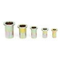 thumbnail image 4 of Écrou de Rivet Plaqué Zinc, 200pcs Mixte Zingué Zingué Fileté Écrou Insert Écrou Construit pour la Précision, 4 of 12