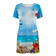 thumbnail image 4 of Vestido de verano para mujer, vestido informal con manga larga, vestido largo Fridja  qw1970, 4 of 6
