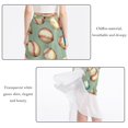 thumbnail image 2 of Baseball Stylish Chiffon Beach Dresses for Women - t for Fun in the Sun on the Shore, 2 of 6
