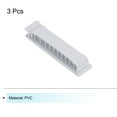 thumbnail image 3 of Unique Bargains 3pcs Cable Clips Cord Clips Organizer for Desk, PVC Adhesive Wire Holders, 84mm White, 3 of 7