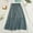 Dark Blue, variant on Floral Midi Skirt for Women High Waist Pleated A Line Skirt Casual Chiffon Long Skirt Summer Beach Outfit