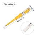 thumbnail image 2 of Unique Bargains Voltage Tester Pen Screwdriver , AC100-500V Neon Tube Display 3mm Slotted Circuit Test Electroprobe Pencil, for Electric, 2 of 4