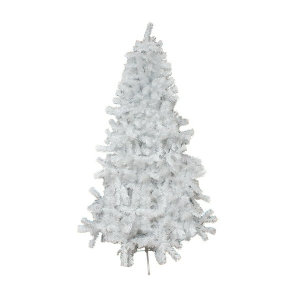 Árbol Navideño La Merced Pino Ramas Montables Blancas Brillantes Altura 1.80 m Artificial Plástico Resistente