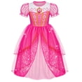 thumbnail image 3 of Jurebecia Princess Dress for Girls Halloween Costume Toddler Kids Sparkling Ball Gown for Fancy Party Cosplay 5-6 Years, 3 of 14