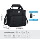 thumbnail image 4 of Lonchera para hombre y mujer Bolsa del Almuerzo Aislada Reutilizable para Adulto Gran Capacidad Función de Aislamiento A Prueba de Goteo Negro, 4 of 4