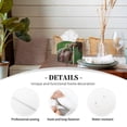 thumbnail image 3 of Lsque Australian White Tree Frog Sitting on Branch Printed Tissue Box Cover Holder, Facial Paper Organizer Dispenser,Square with Bottom Belt, PVC Leather Decorative Organizer, 3 of 8