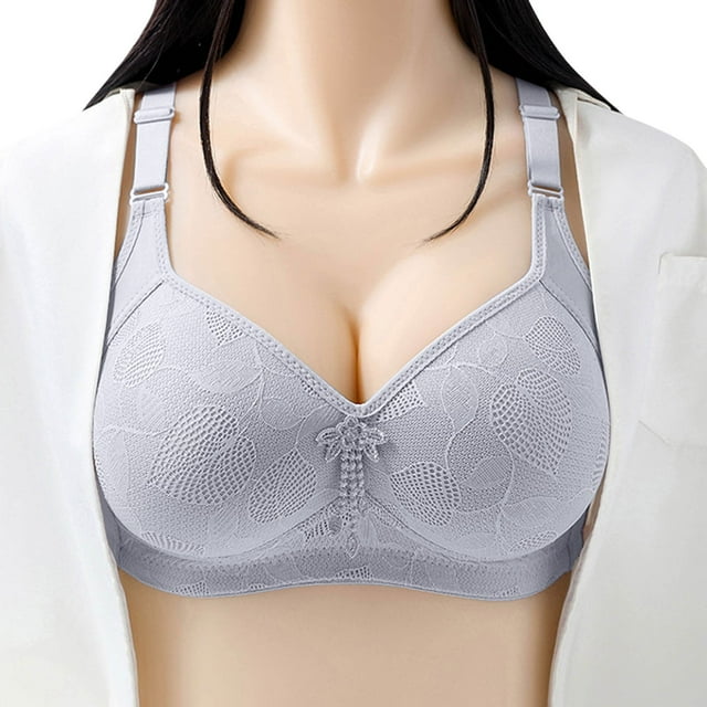 Dsscvnef Bras for Women Comfortable Seamless Full Coverage Bra for Women Wireless Bras with Soft Support Regular and Plus Size Lift Bras for Women Push up Womens Bras Push up Padded