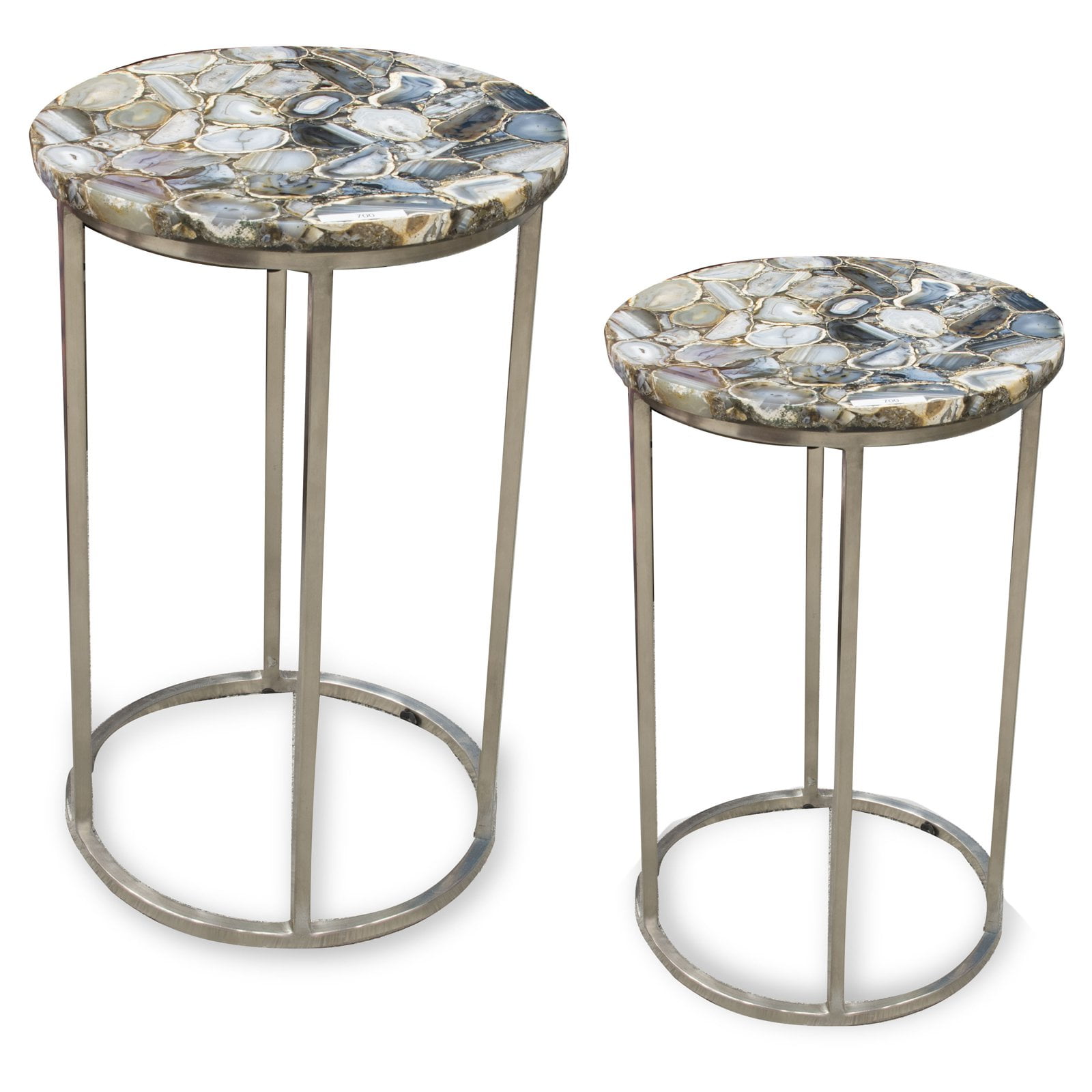 Steve Silver Co. Onyx Agate Nesting End Table