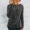 thumbnail image 2 of Uqiangy Crochet Sweaters for Women Cozy Sweaters for Women Warm Sweaters for Women Pullover Sweaters Lightweight Fuzzy Sweater for Women Gray L, 2 of 6