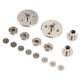 thumbnail image 1 of 16PCS RC Car Metal Gear Engranajes de Conducción Diferencial Compatibles con Wltoys 144001 1/14 RC Model Car(Plata) Amonsee No, 1 of 6