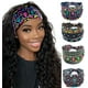 thumbnail image 1 of Banda para el cabello de ala ancha elástica deportiva con estampado a cuadros de estilo europeo y americano, diadema absorbente de sudor, pañuelo para la cabeza de yoga para mujer, 1 of 5