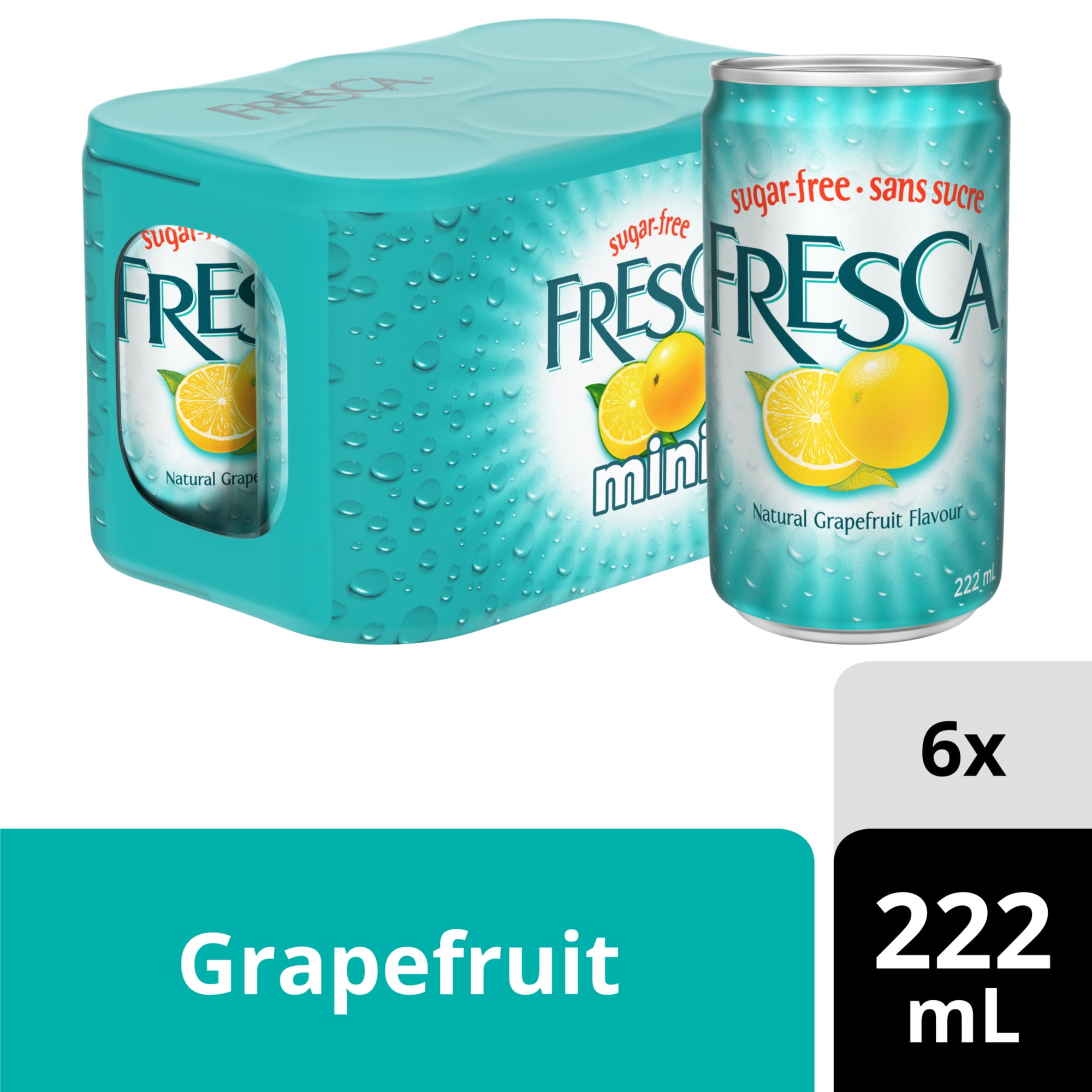 Fresca 222mL Can x 6, 222 mL