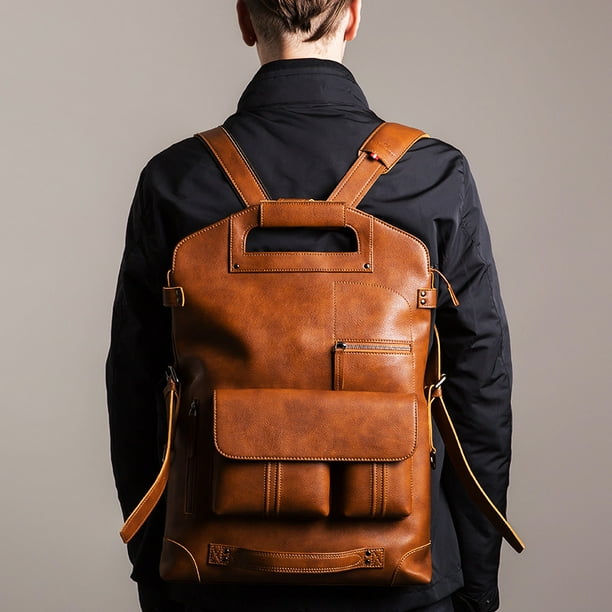 Ekphero Men Backpack Handbag Casual Shouder School Crossbody