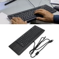 thumbnail image 1 of Wired Industrial Keyboard, Wired Touchpad Keyboard with X Scissor Foot, Wide Application, Plug Play, for IPC Industry Control, 1 of 7