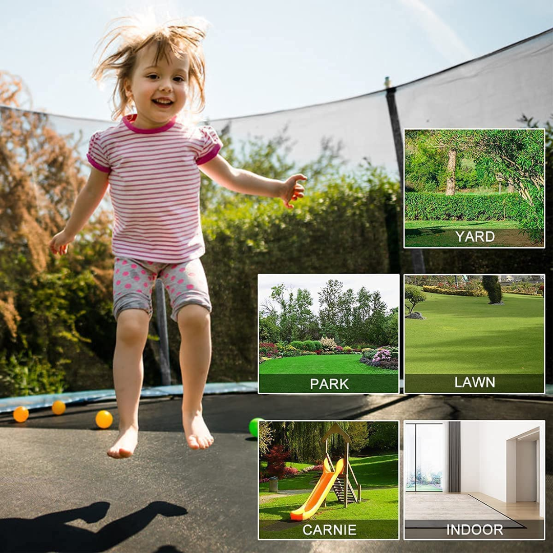 Trampoline 145 Cm Avec Panier De Basket Pour Enfant – Filet De Sécurité, Ressorts Renforcés, 6 Pieds, Charge 75 Kg, 1-8 Ans