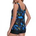 thumbnail image 6 of RELLECIGA Women's Mesh Tankini with Shorts Swimsuit 2 Piece Bathing Suits for Women, 6 of 8