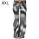 thumbnail image 4 of Guardurnaity Pantalones Pantalones de algodón de pierna ancha a rayas Pantalones de baile de yoga sueltos Prendas para la parte inferior del cuerpo Negro XXL Guardurnaity AP001985-10, 4 of 6