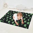 thumbnail image 2 of Black Cartoon Dinosaurs Pattern Blanket,Comfortable Soft Flannel Throw Blanket,All Season,Warm Lightweight Blankets for Sofa Bed Couch Living Room Chair,30"x40", 2 of 4