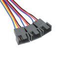 thumbnail image 3 of 4pin Divided Into 4pin+3pin+3pin Ultra-stable Fan Adapter Cable, 3Pcs Motherboard Adapter Cable, Tinned Copper Conductor For Computer, 3 of 8