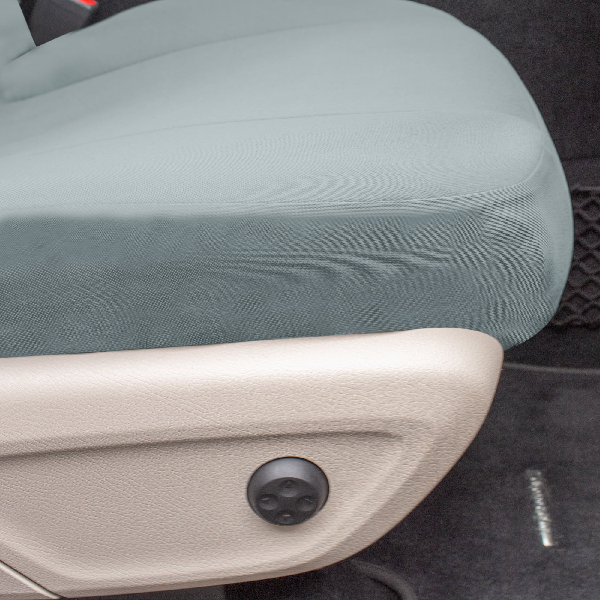 Universal Fit Car Seat Cover – Full Set of Automotive Seat Covers, Classic Cloth Seat Protector for Cars, Trucks, SUVs & Vans, Washable Seat Cover