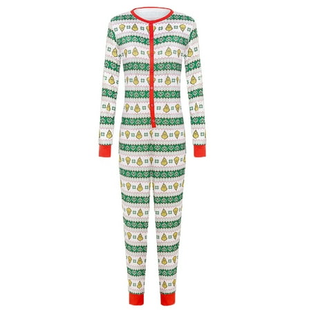 

Bebiullo Family Matching Christmas Pajamas Set Women Adult PJs Sleepwear Nightwear