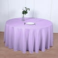 thumbnail image 3 of Efavormart Round Tablecloth, 120 Inch Stain & Wrinkle Resistant Washable Table Cloth, Decorative Polyester Fabric Table Cover for Banquet, Wedding, Dining - Lavender, 3 of 6