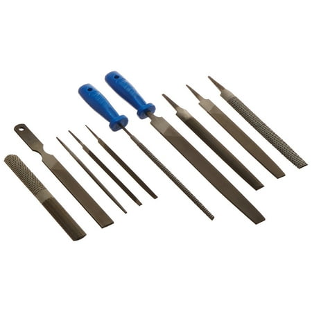 Handle 12 Piece - Neiko 00109A Heavy Duty File and Rasp Set, 12 Piece | PVC Handle