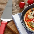 thumbnail image 3 of SANAG Stainless Steel Pizza Peel Pie Server Cake Spatula Scraper with Plastic Handle Baking Flatware, Black, 3 of 8