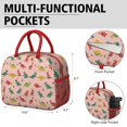 thumbnail image 6 of Womens Pink Christmas Dinosaurs Pattern Lunch Box for Work,Insulated Lunch Bag for Women,Loncheras Para Mujer,Leakproof Adult Lunch Bag for Work,Beach,Travel,Picnic,Camping, 6 of 7