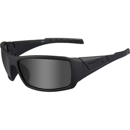 Wiley X WX Twisted Black Ops Men's Sunglasses, Smoke Grey Lens / Matte Black Frame - SSTWI01