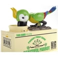 thumbnail image 6 of PlayWorld CoinCollector Parrot Coin Bank - Green, 6 of 9
