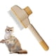 thumbnail image 1 of 2025 Selfcleaning dog brush removes hair, fleas tangles Ergonomic comb for cats dogs, gentle massage, orange., 1 of 5