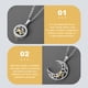 thumbnail image 4 of FELTECHELECTR 1 juego de collares para parejas, regalo de joyería, collar personalizado y elegante., 4 of 6