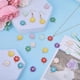 thumbnail image 5 of 54 piezas de dijes de margaritas esmaltadas en 9 colores, dijes de aleación de margaritas, colgantes de flores de margarita para pulseras, collares, pendientes y joyería artesanal., 5 of 7
