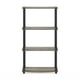 thumbnail image 4 of Estante expositor Furinno Turn-N-Tube de 4 niveles, roble francés, 4 of 7