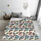 thumbnail image 5 of Balery Train Manta de Felpa Suave y Acogedora – Cobija de Franela Aterciopelada para Cama, Lavable y Cálida para Sofá, Mascotas, Transpirable-50"x40", 5 of 7