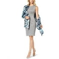 thumbnail image 3 of INC International Concepts Women’s Jacquard Evening Wraps, Navy, 3 of 3