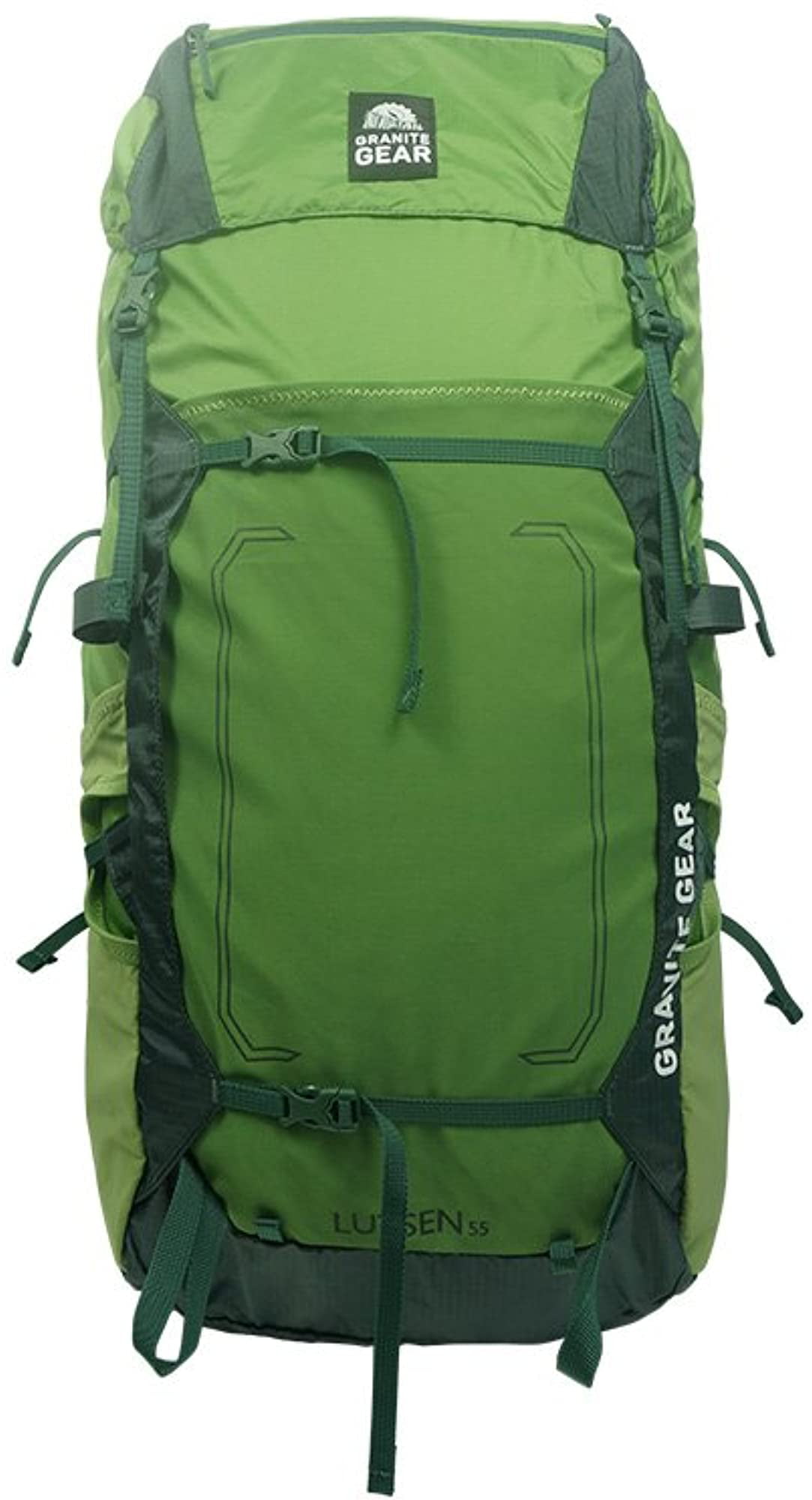 Moss/Boreal/Chromium Large/X-Large Granite Gear Lutsen 55 Backpack 