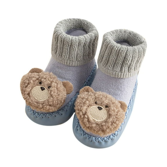 Ierhent Walking Shoes for Babies Unisex-Baby Sneakers Crib Shoes Toddler Neutral Boy Girl(Blue,0-6 Months)