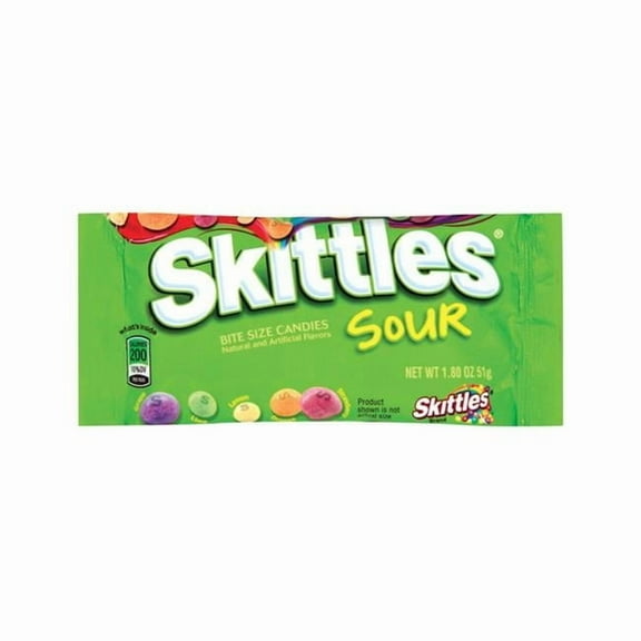 Liberty Distribution 100668 1.8 oz Skittles Sours Candy- pack of 24